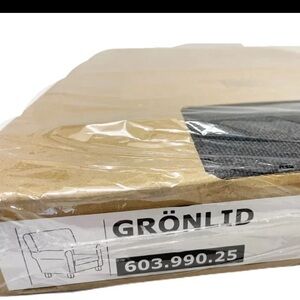Ikea GRONLID 603.990.25 Cover for armchair COVER ONLY, sporda dark gray